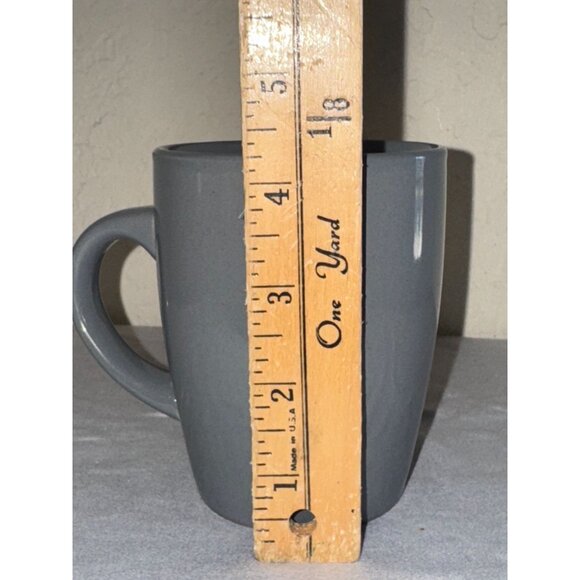 Gray Royal Norfolk Coffee Mug 16 Set of 2 Oz Made In Portugal - Picture 5 of 6